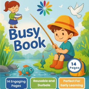 Montessori Busy Book Cover – Educational Toy for Toddlers
